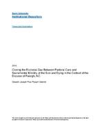 Closing the ecclesial gap between pastoral care and sacramental ministry of the sick and dying in the context of the Diocese of Raleigh, NC